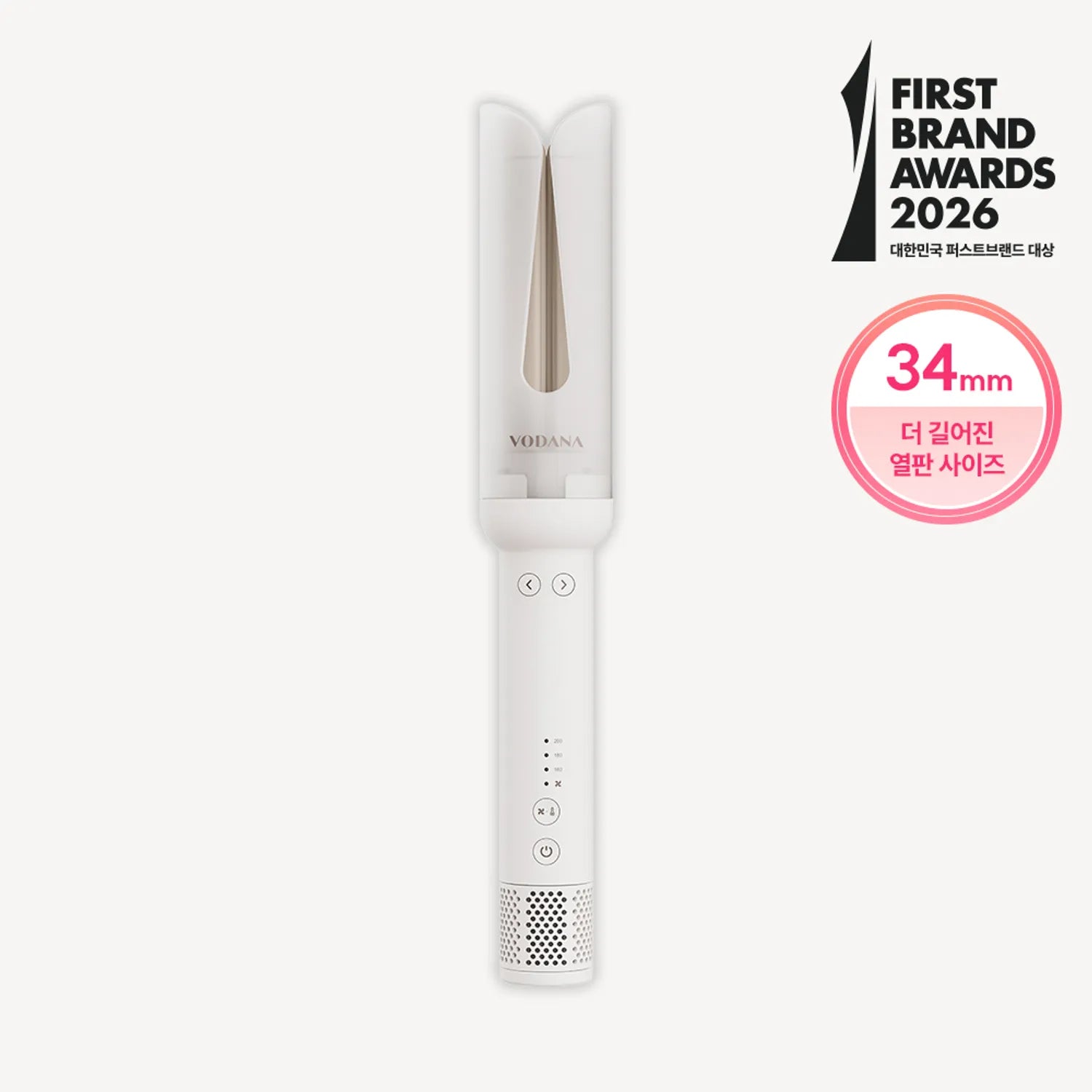 vodana Heat Cover Spin Iron 34mm Ivory Mood