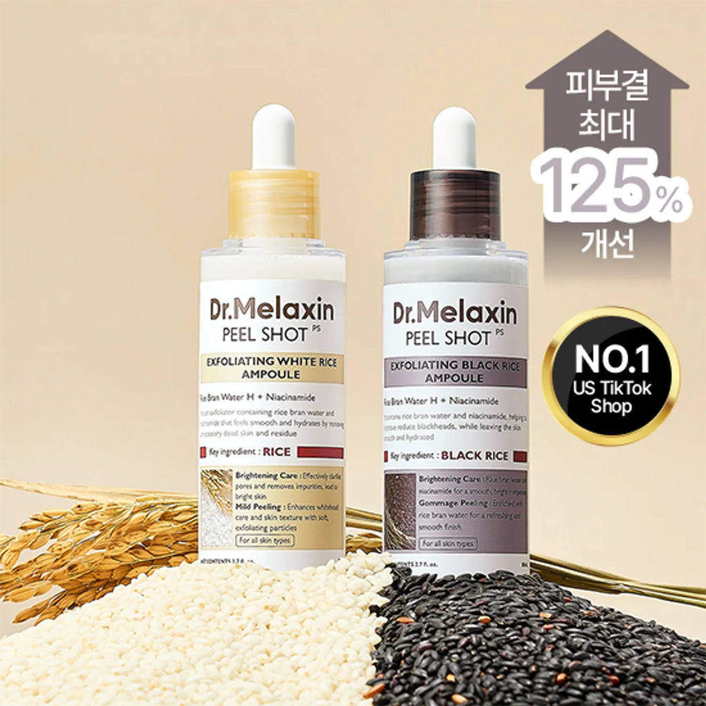 Dr.Melaxin Peel Shot Exfoliating Rice Ampoule 80ml (1 out of 2 options)