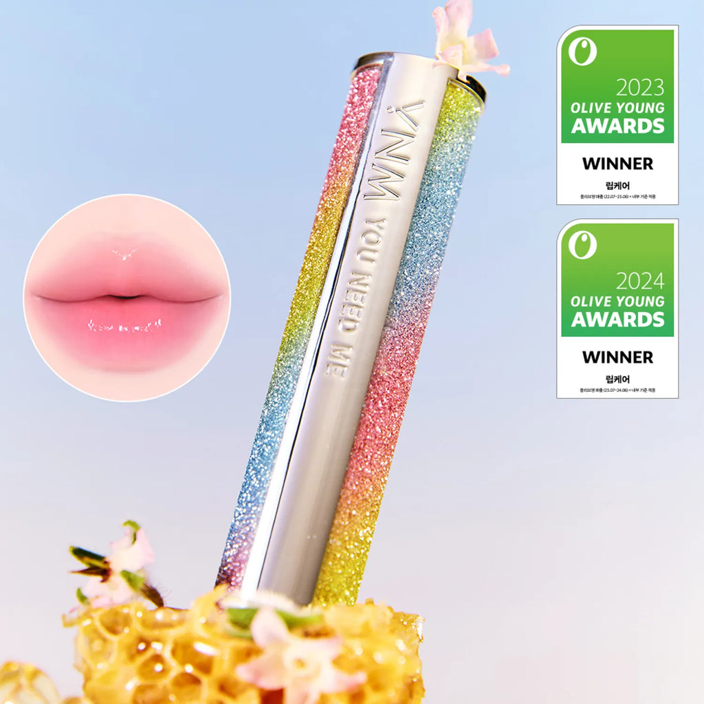 YNM Honey Lip Balm Double Set (Rainblow/Candy)