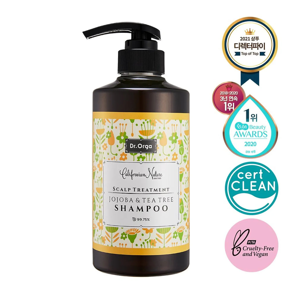 DR.Orga Jojoba & Tea Tree Shampoo 500mL