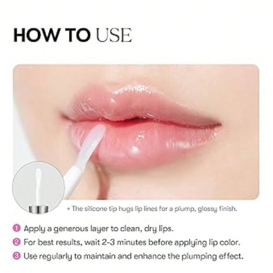 vt Reedle Shot Lip Plumper, Hydrating & Volumizing Clear Lip Gloss, Microneedling Effect & Hyaluronic Acid For Fuller, Smoother Lips, Stocking Stuffers, 0.15 Oz (4.3 G)