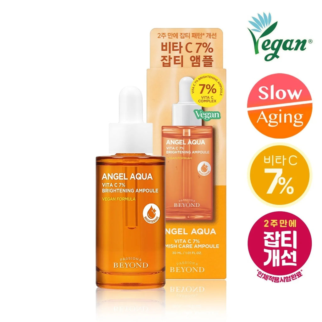 BEYOND Angel Aqua Vita C 7% Brightening Ampoule 30ml (Vegan)