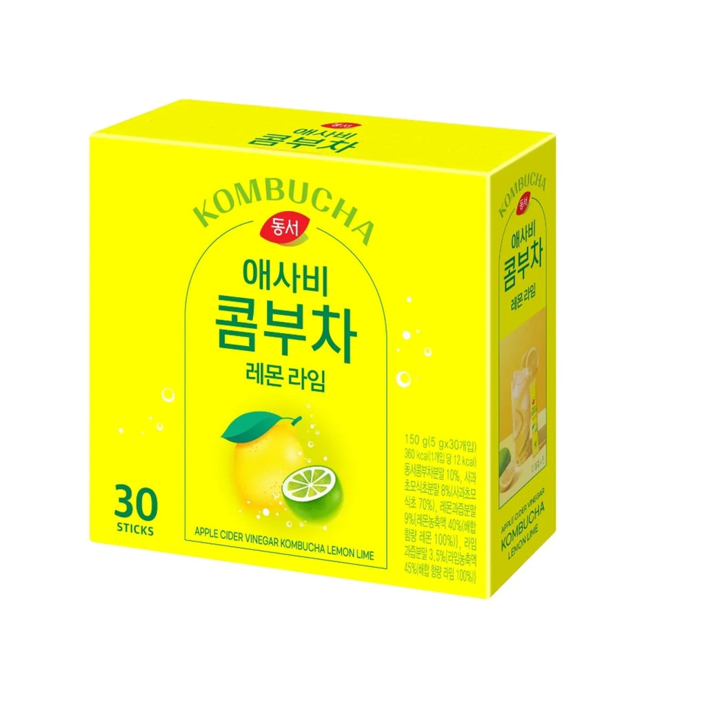 Dongsuh Apple Cider Vinegar Kombucha Lemon Lime 150g (30 Sticks)