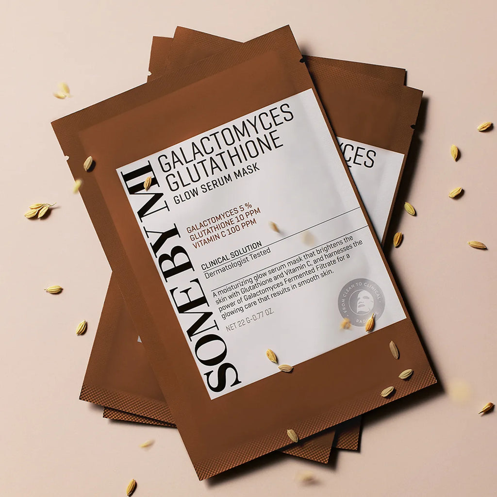 SOME BY MI Galactomyces Glutathione Glow Serum Mask Sheet 1ea