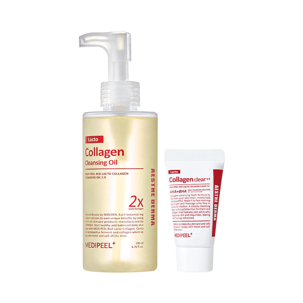 MEDI-PEEL Red Lacto Collagen Cleansing Oil 200mL 2.0 Special Set (+15mL)