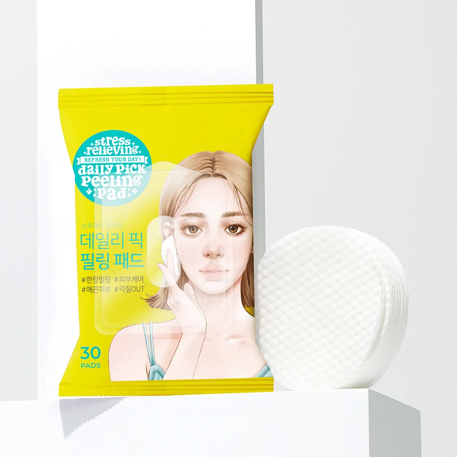 Ariul Stress Relieving Daily Pick Peeling Pad 30P*3ea
