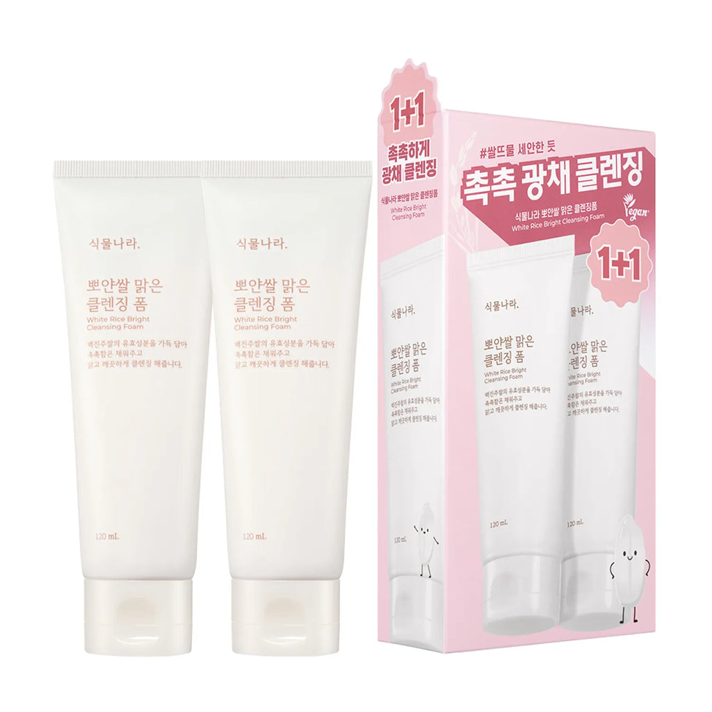 Shingmulnara White Rice Bright Cleansing Foam 120ml