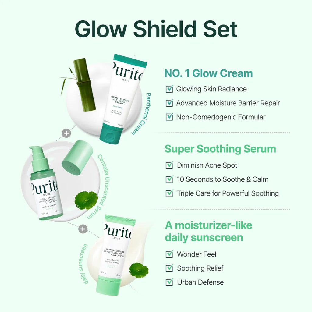 [Purito Seoul] Glow shield set