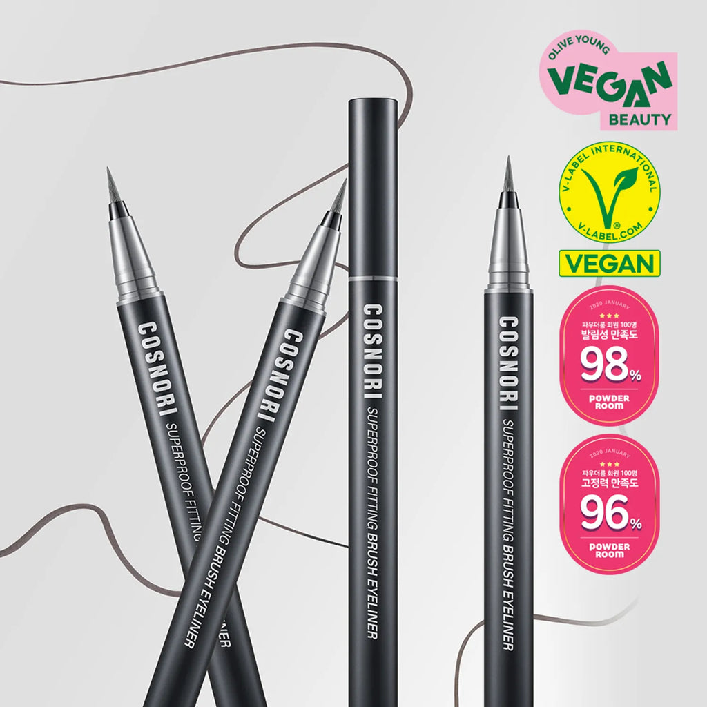 COSNORI Super Proof Fitting Brush Eyeliner