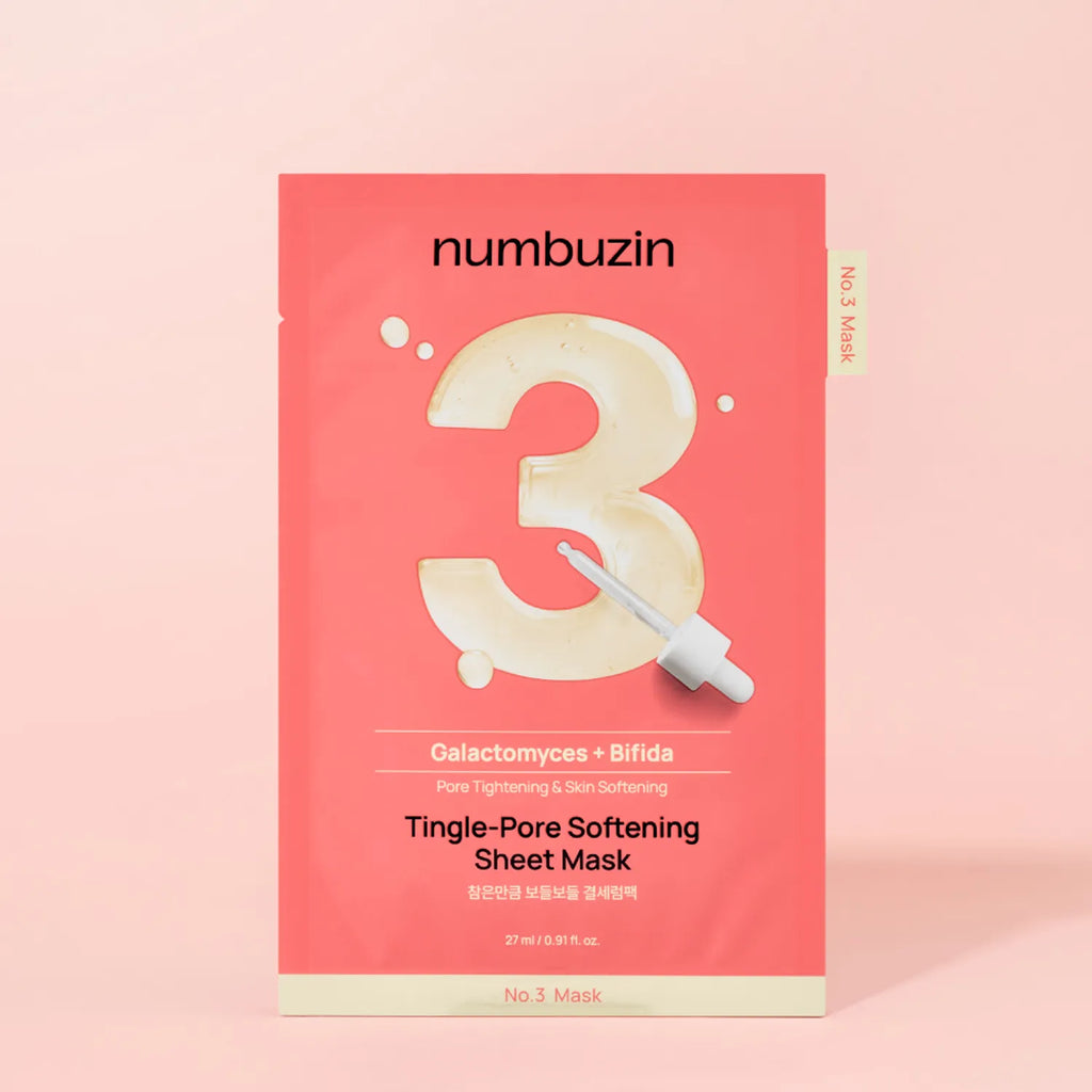 numbuzin Sheet Mask 20EA (No. 1 Pantothenic B5 Hyaluronic Mask, No. 3 Tingle Pore Softening Mask)