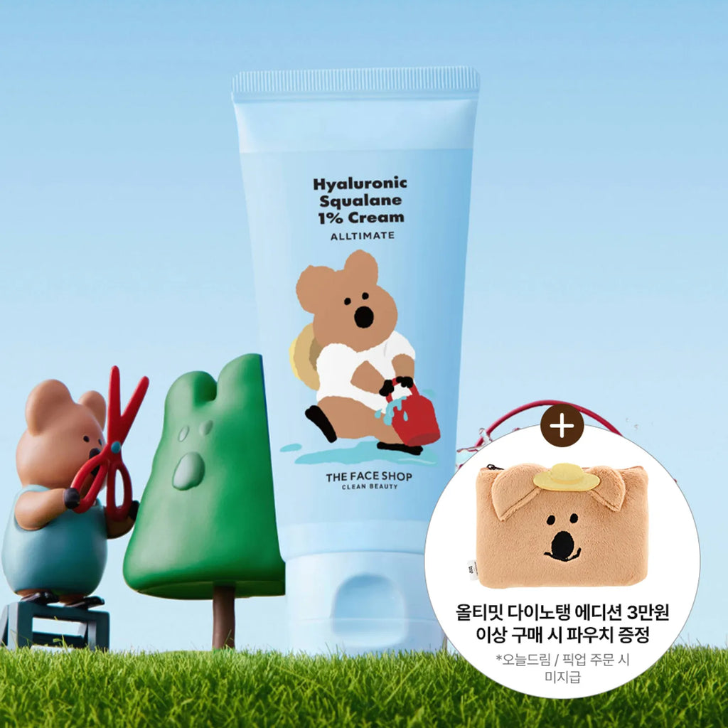 [DINOTAENG EDITION] THE FACE SHOP alltimate Hyaluronic Squalane 1% Cream 90ml