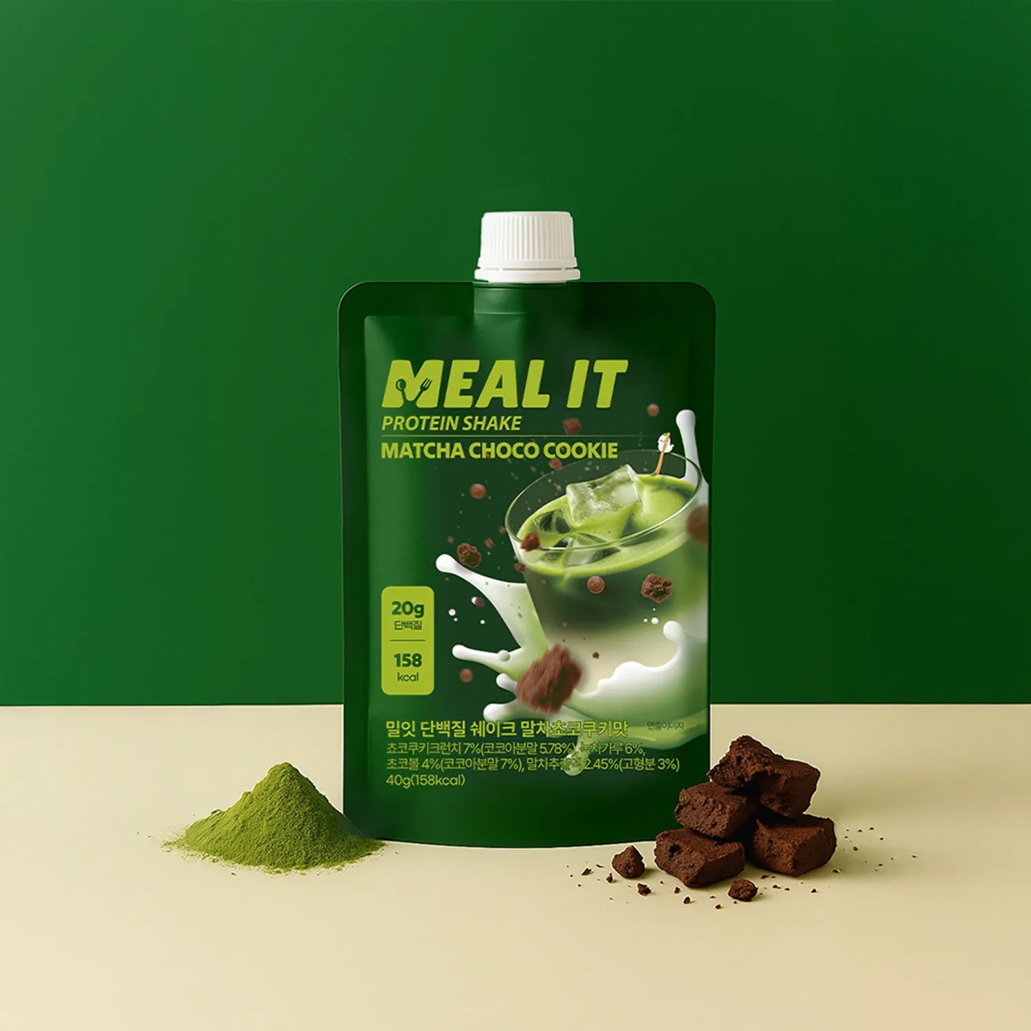MEALIT Protein Shake #Matcha Coco Cookie 40g
