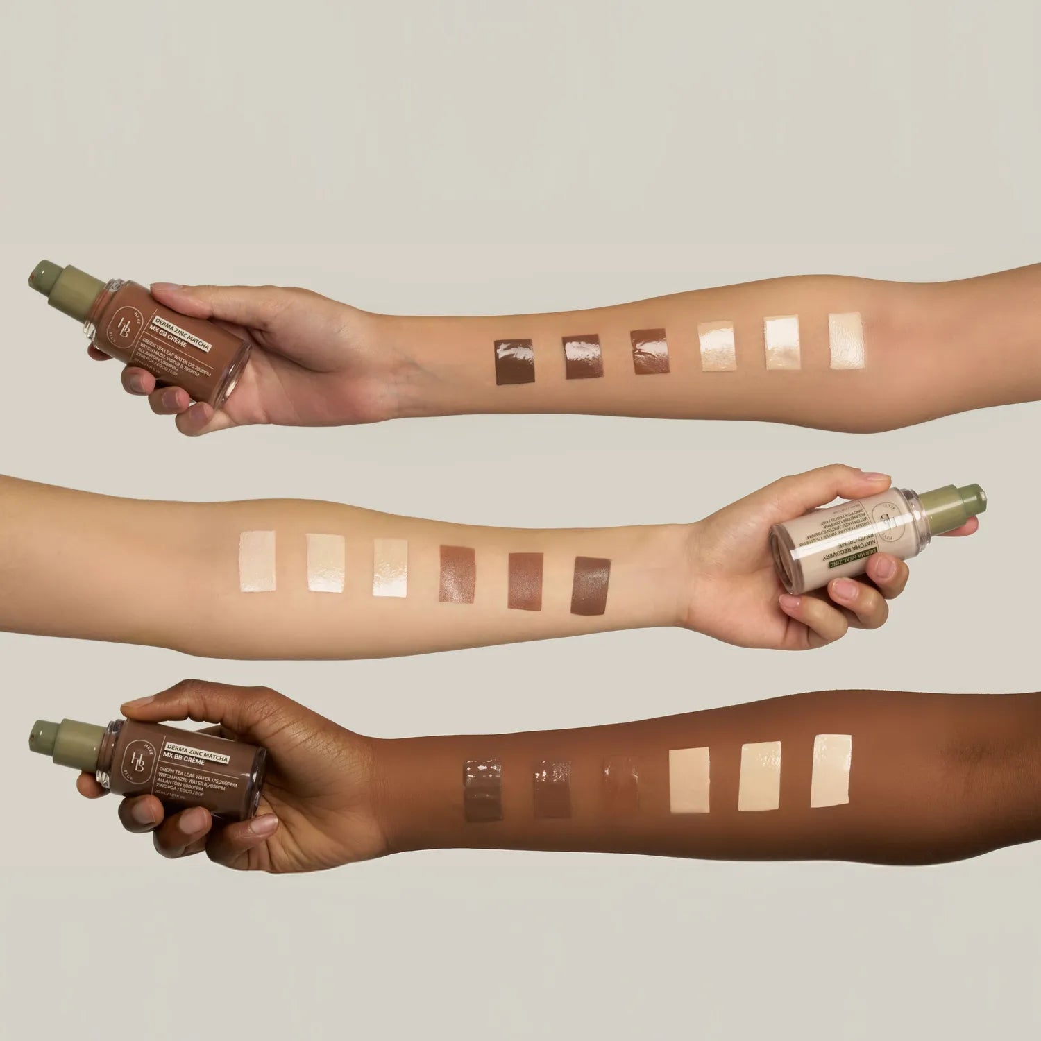 HEVEBLUE Derma Zinc Matcha MX BB Cream 30ml (6 Shades)