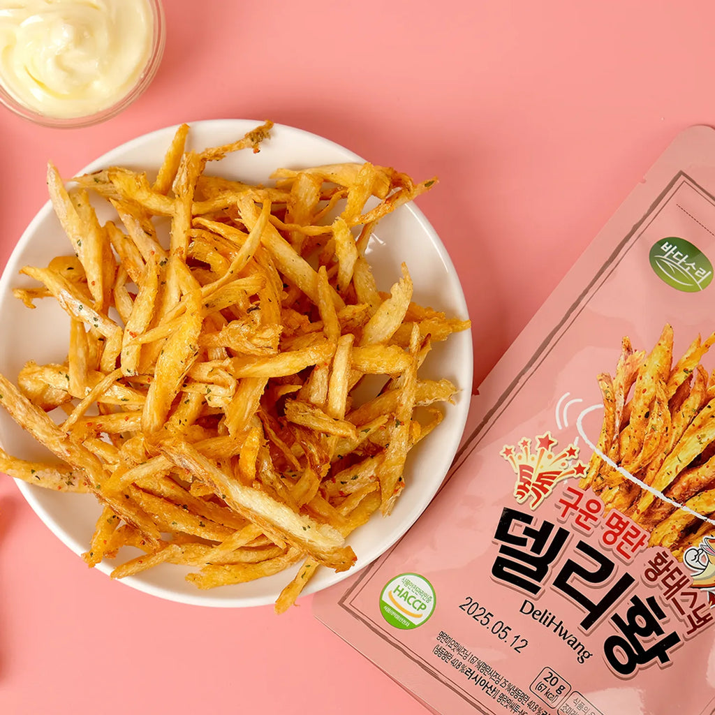 Deli Hwang Roasted Pollack Strips #Roasted Pollack Roe 20g