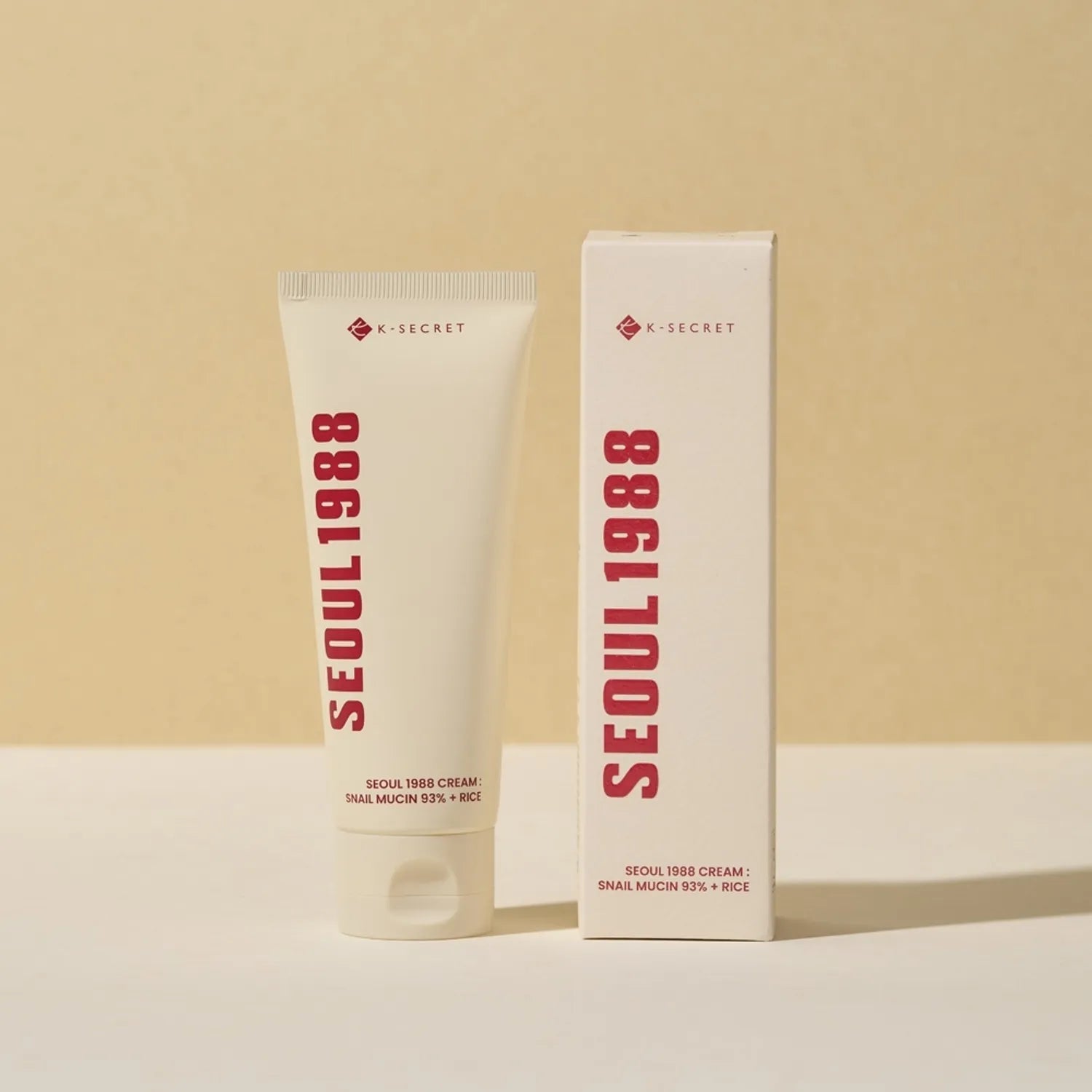 KSECRET Seoul 1988 Cream: Snail Mucin 93%+Rice 100ml