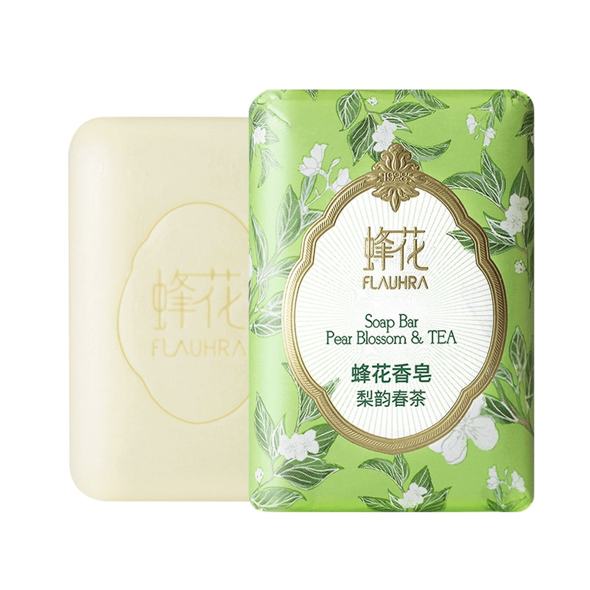 蜂花FLAUHRA 蜂花 【新品上市】洗澡沐浴香皂正品 梨韵春茶125g*1块
