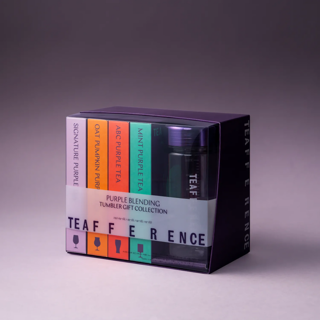 TEAFFERENCE Purple Blending Tumbler Gift Collection 20ea Set