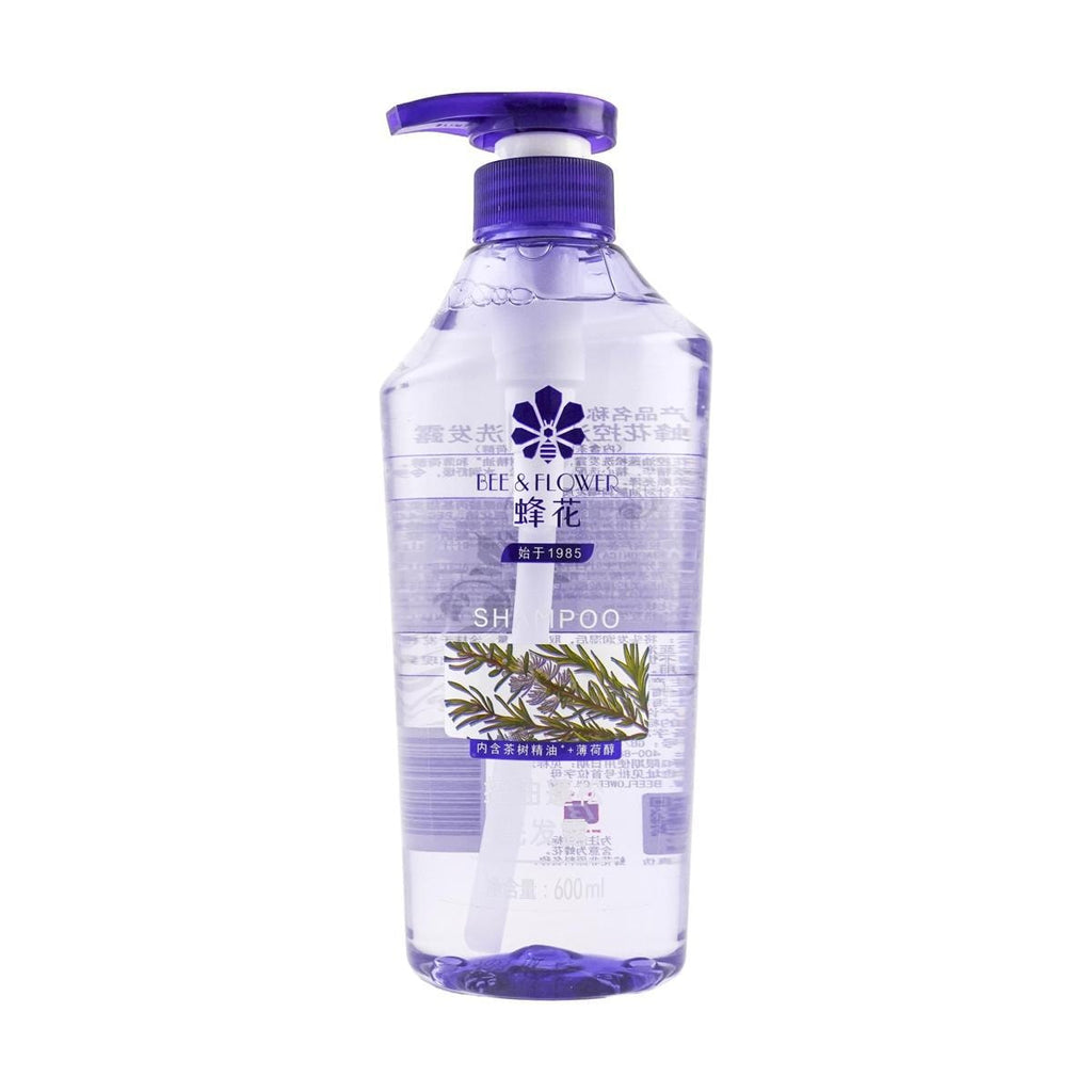 蜂花BEE&FLOWER 茶树精油 控油蓬松洗发露 600ml