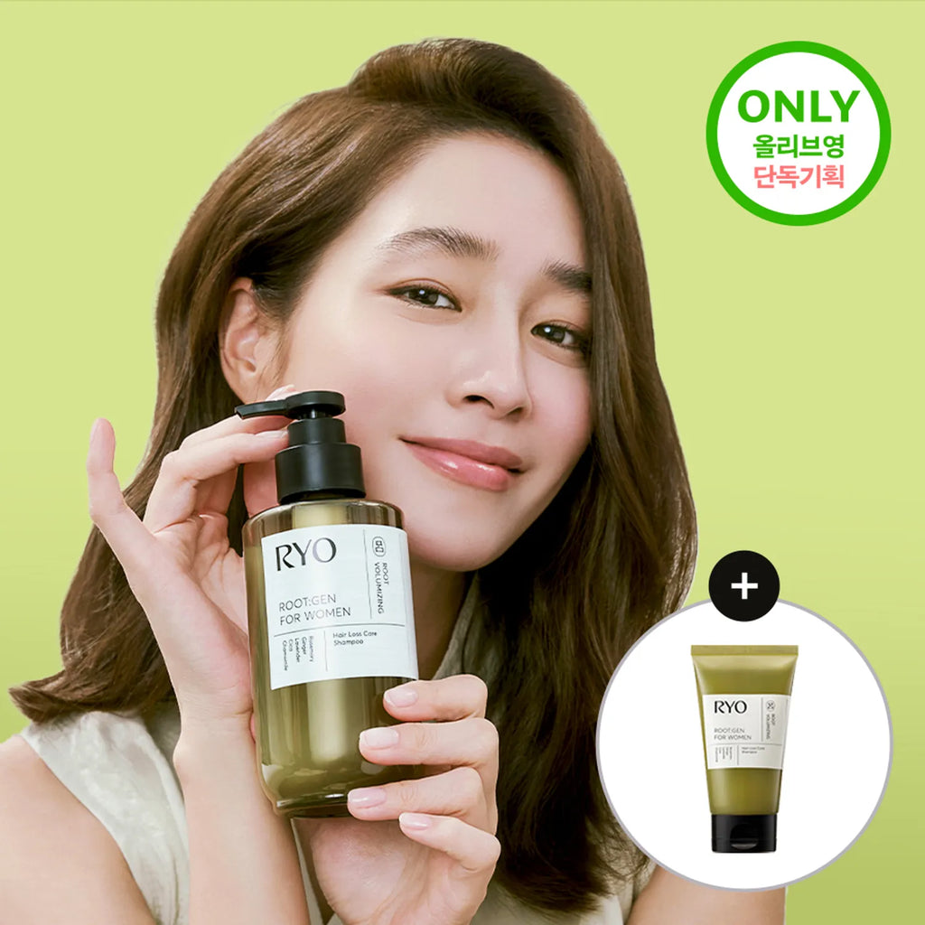 Ryo Root:Gen Scalp Care Shampoo for women 353mL Special Set (+100mL) Choose 1 out