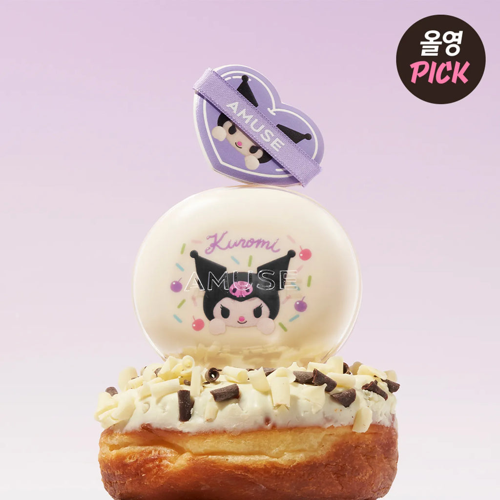 [KUROMI EDITION] AMUSE Dew Jelly Master Cushion (+Refill, Stickers)