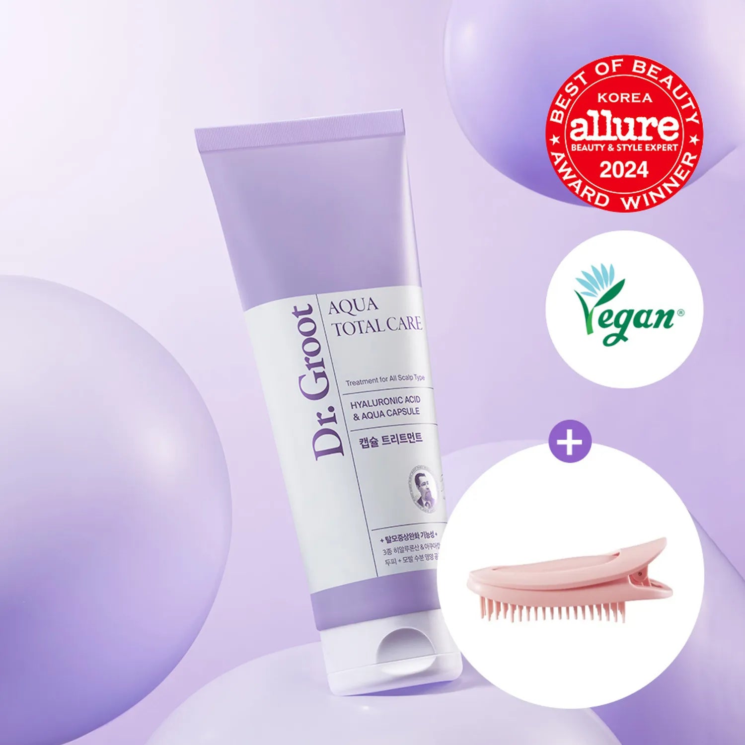 Dr. Groot Aqua Capsule Treatment 200ml Set (+Root Volume Clip)