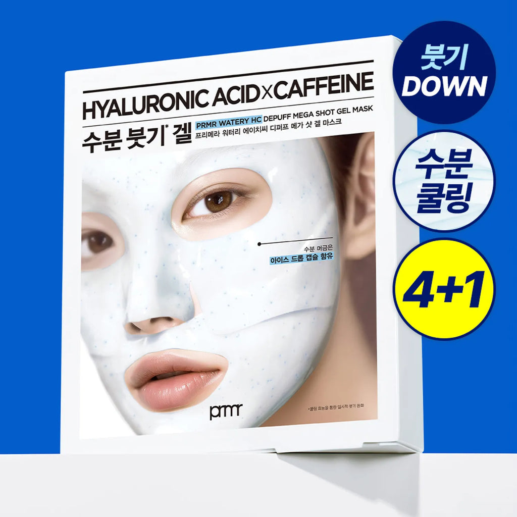 Primera Watery HC Depuff Mega Shot Gel Mask Sheet 1ea