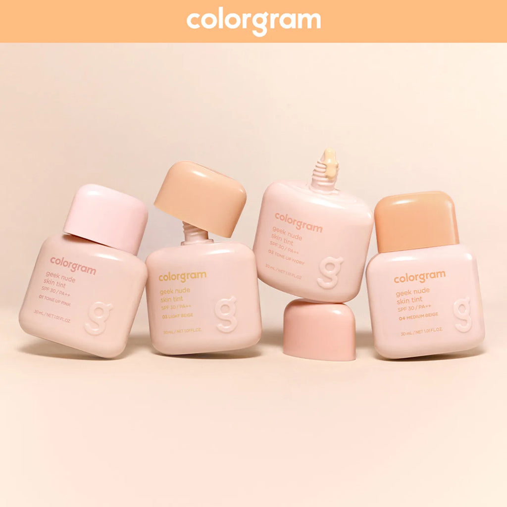 colorgram Geek Nude Skin Tint (Tone up Base) (4 Color)