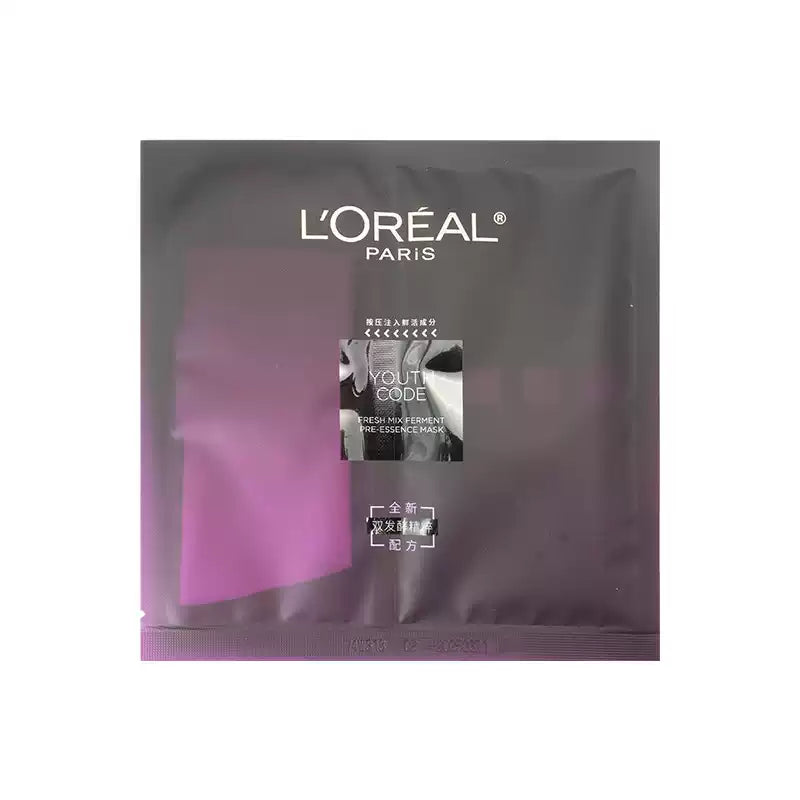 L'OREAL YOUTH CODE FRESH MIX FERMENT PRE- ESSENCE MASK 5pcs