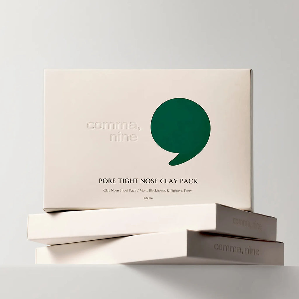 comma, nine Pore Tight Nose Clay Pack 4ea