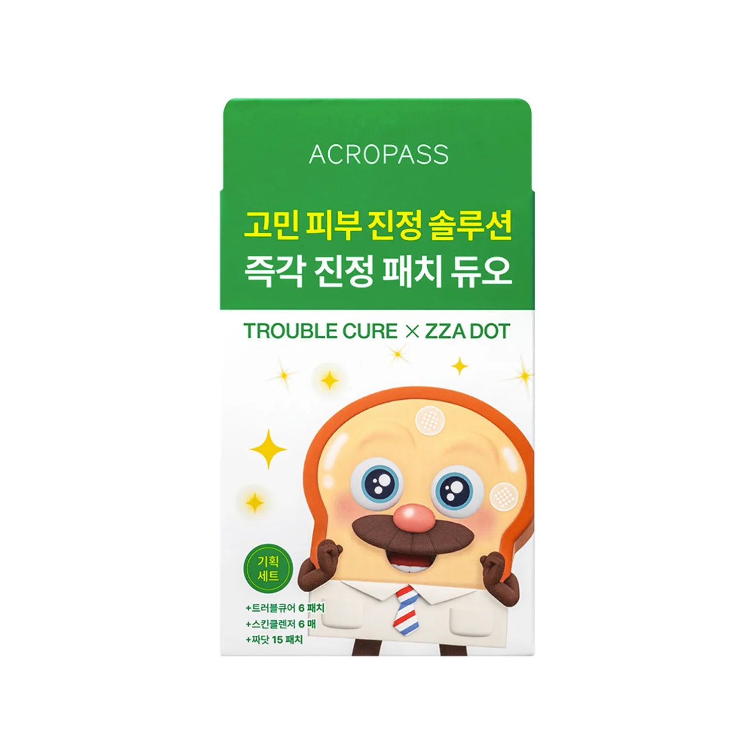 acropass Trouble Cure X ZZA DOT Calming Patch Duo
