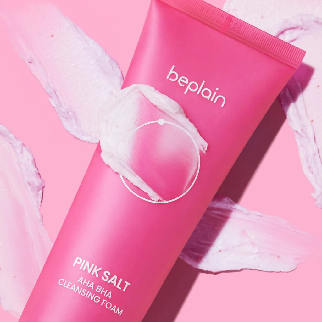 beplain Pink Salt AHA BHA Cleansing Foam