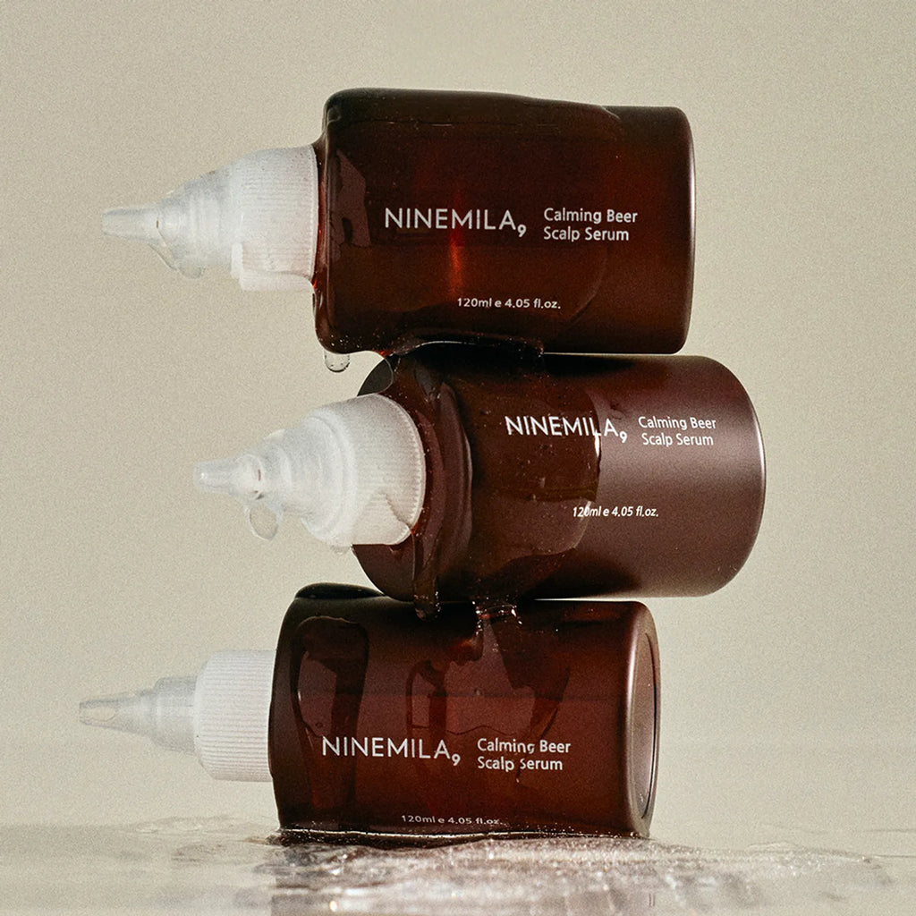 NINEMILA Calming Beer Scalp Serum 120ml Set (+Shampoo 60ml)