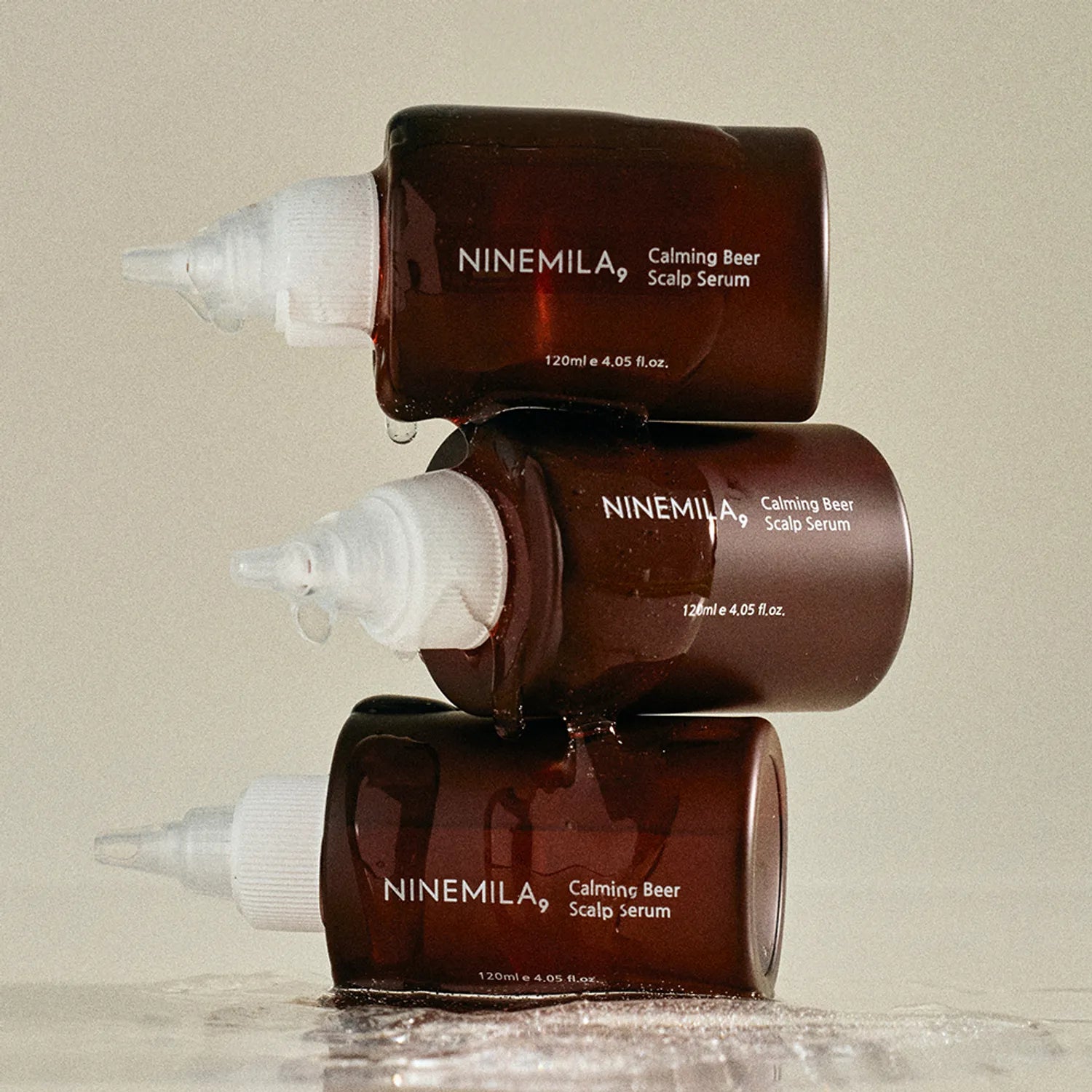 NINEMILA Calming Beer Scalp Serum 120ml Set (+Shampoo 60ml)