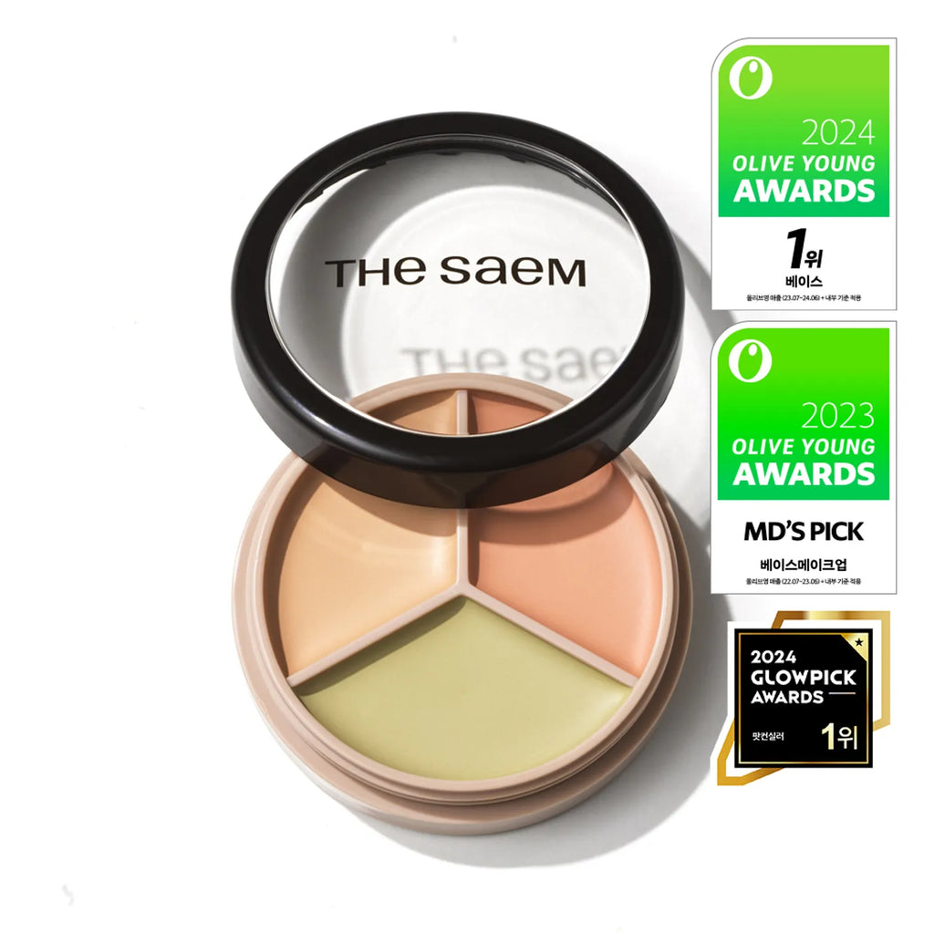 THE SAEM Cover Perfection Triple Pot Concealer (11 Options)