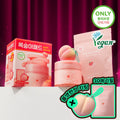 SKINFOOD Peach Cotton Zinc PCA Pad 70P Set (+Refill 30P+Stress Ball Keyring)