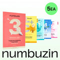numbuzin No.1&ndash;5 Sheet Mask (5 Sheets) [Choose 1]