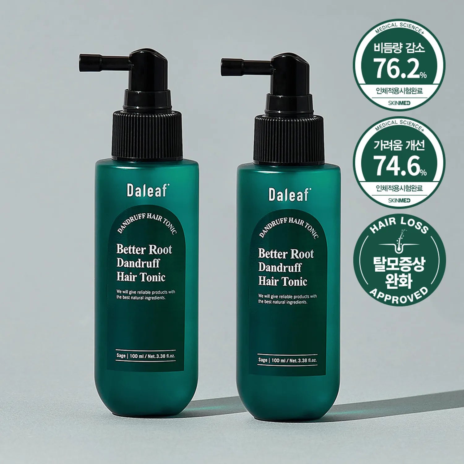 DALEAF Better Root Dandruff Hair Tonic 100mL*2ea