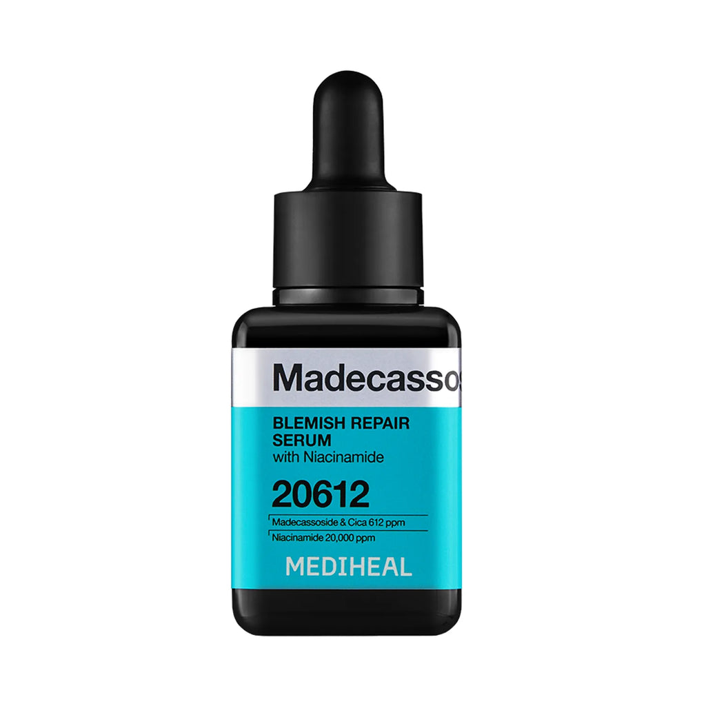 MEDIHEAL Madecassoside Blemish Repair Serum 100ml Set (+2 Toner Pads, 1 Face Mask)