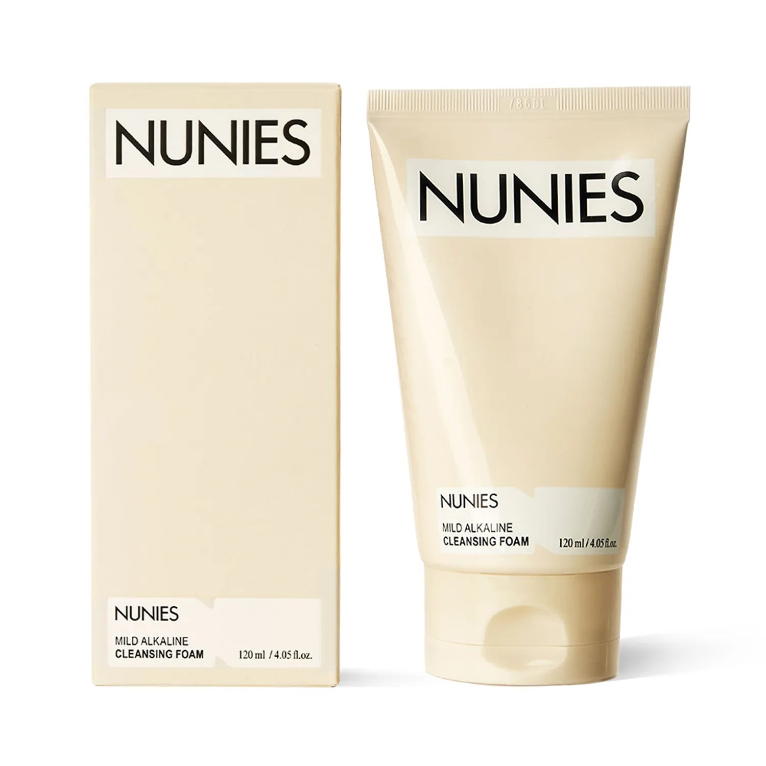 NUNIES Mild Alkaline Cleansing Foam Hyaluron Whip 120ml