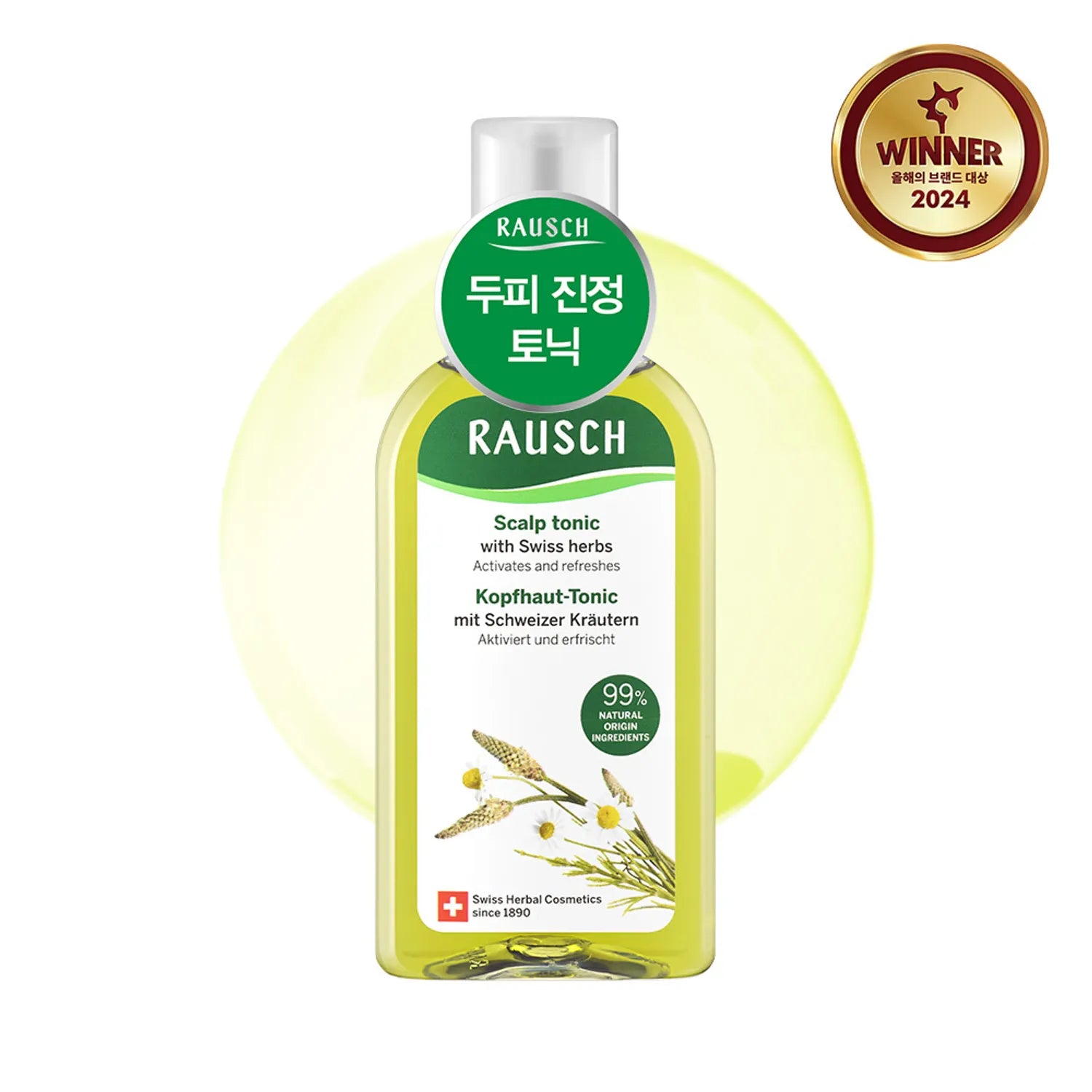 Raush Swiss Herb Scalp Tonic 200ml Limited Set (+Best Sample 4ea)