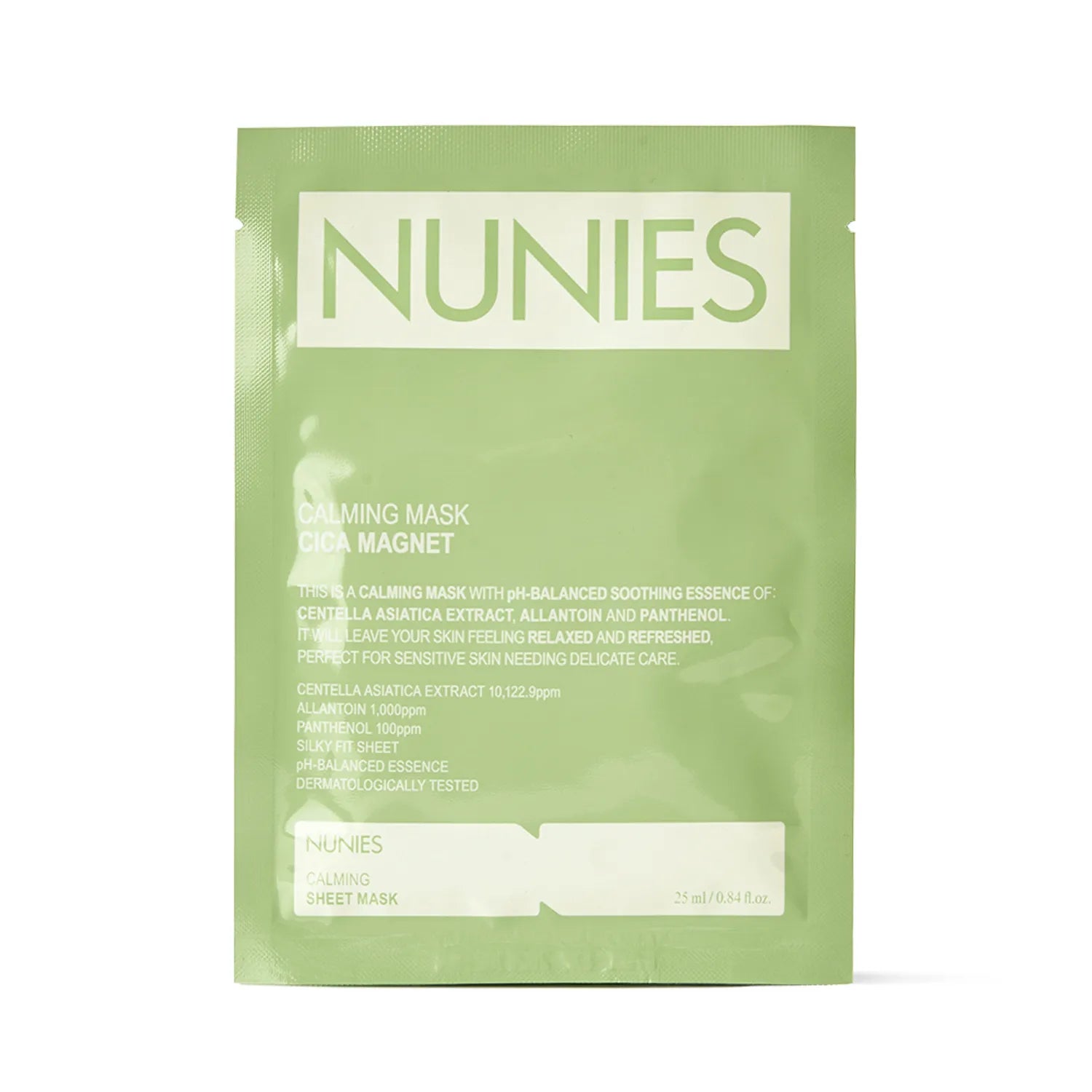 NUNIES Calming Sheet Mask Cica Magnet 5ea
