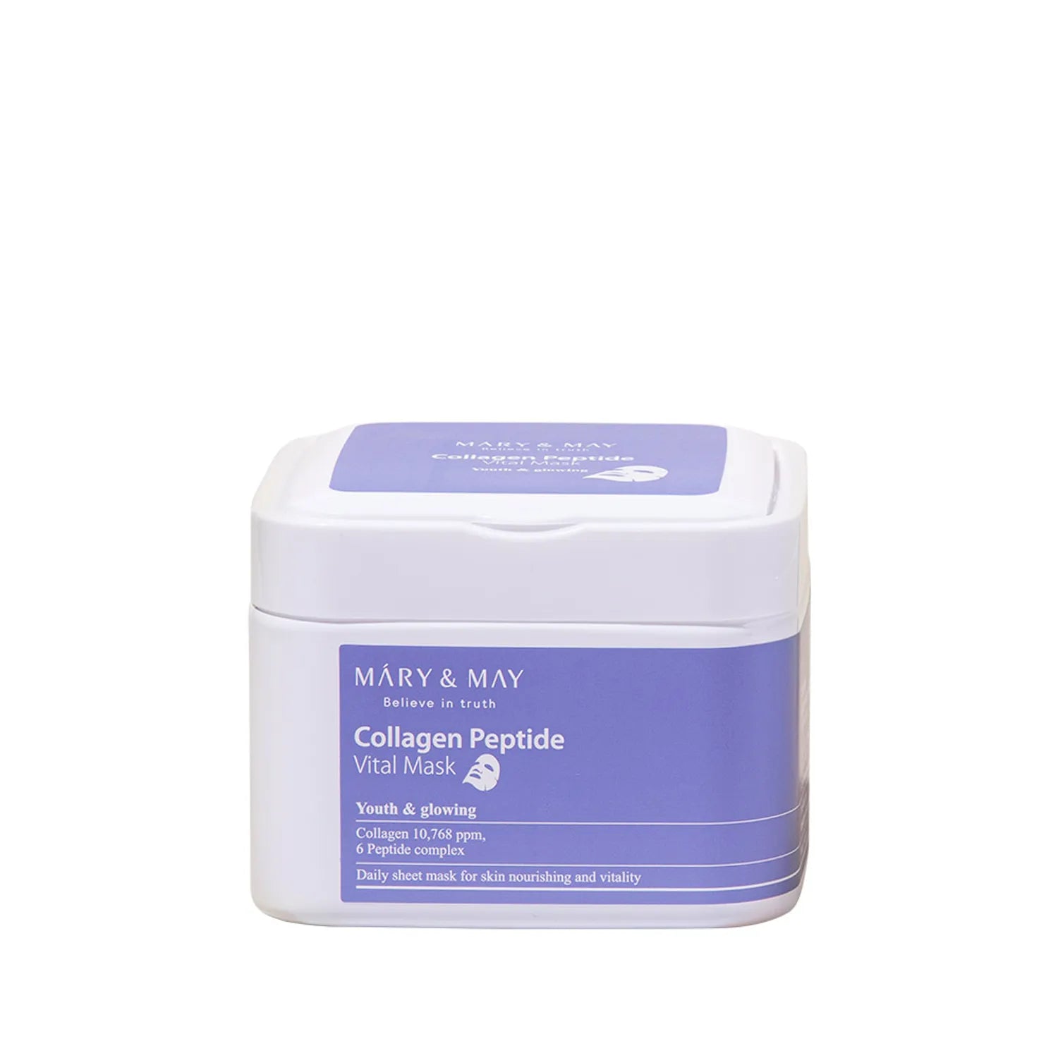 Mary & May Collagen Peptide Vital Mask 30 Sheets