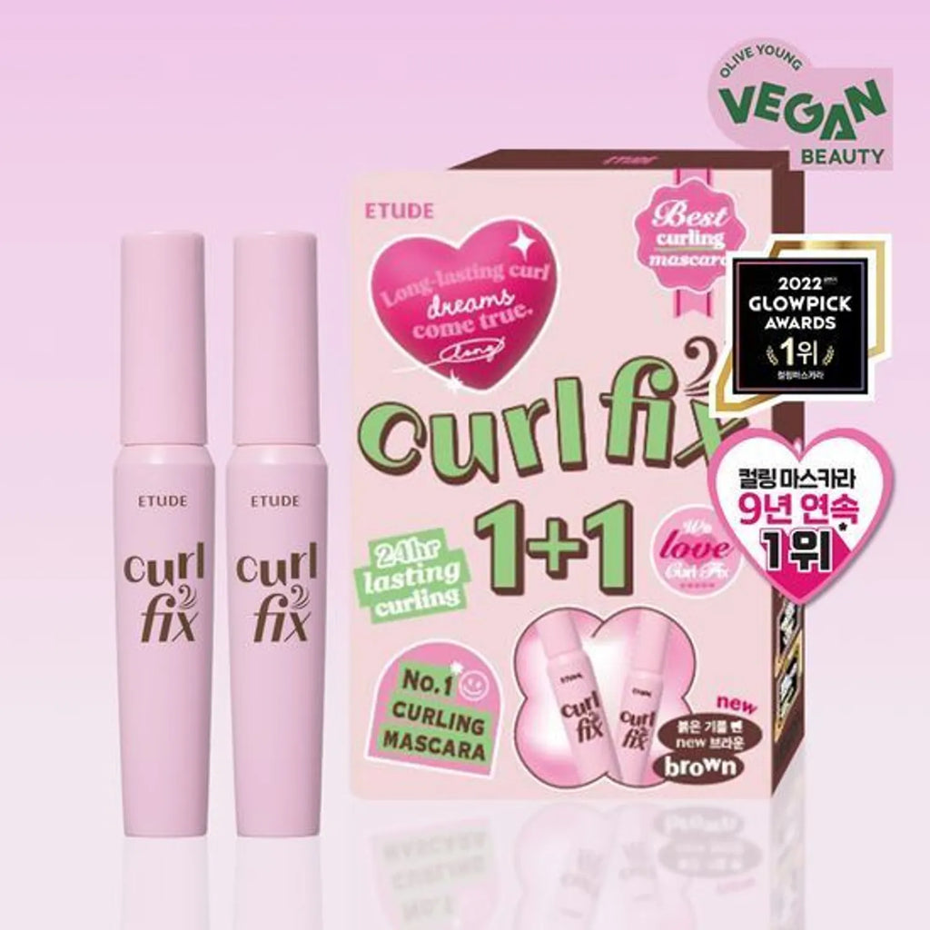 ETUDE Curl Fix Mascara 1+1 Set (4 Options)
