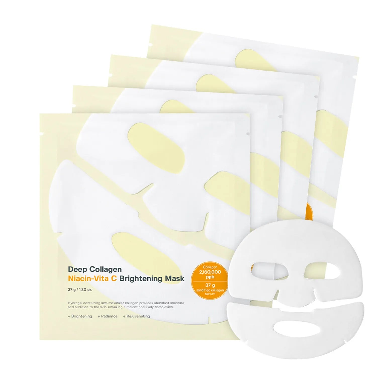 SUNGBOON EDITOR Deep Collagen Niacin-Vita C Brightening Mask 37g x 4ea