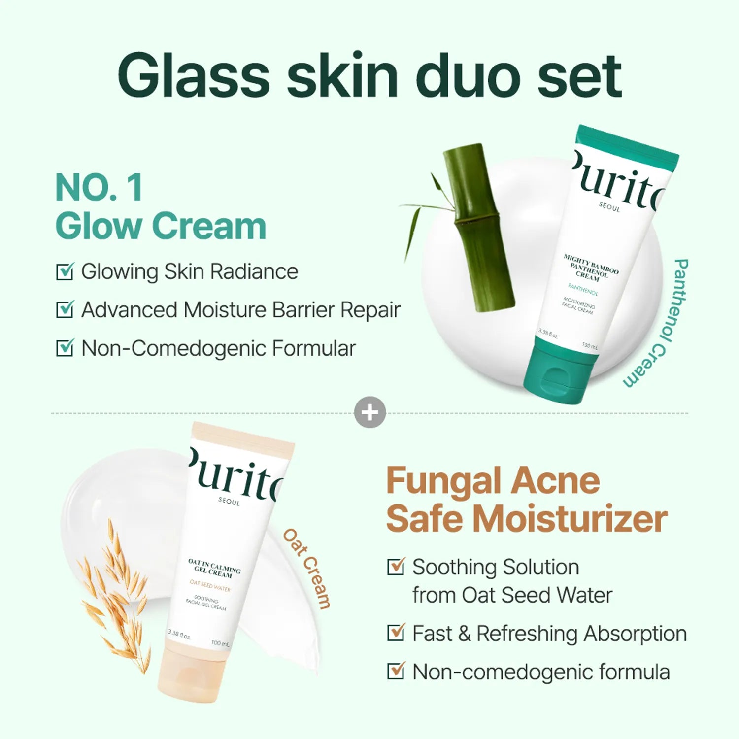 [Purito Seoul] Glass skin duo set