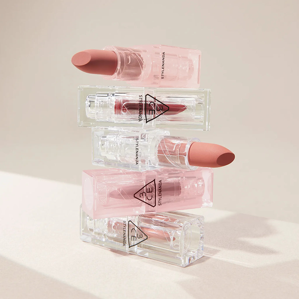 3CE Soft Matte Lipstick (12 Colors)