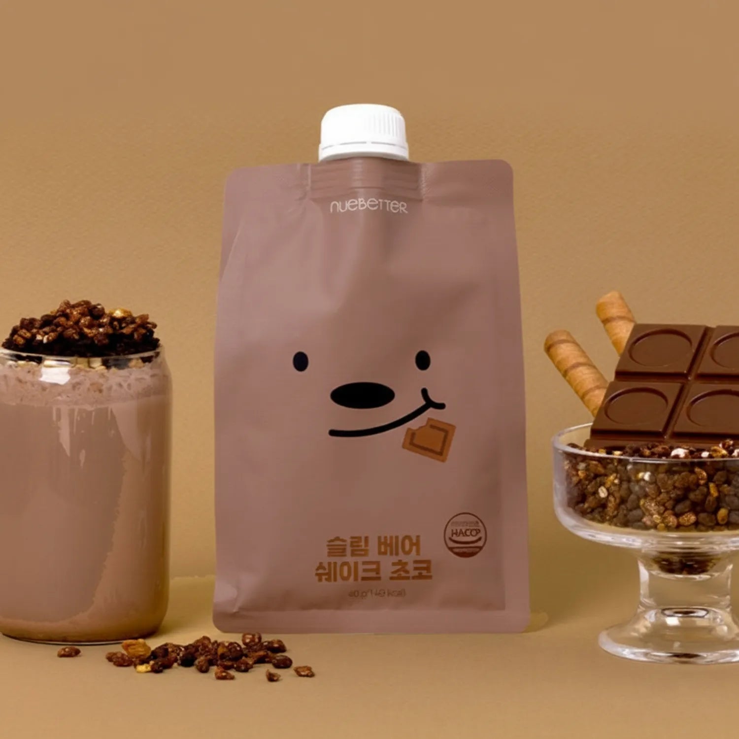 nuebetter Slim Bear Shake #Choco 40g*5ea