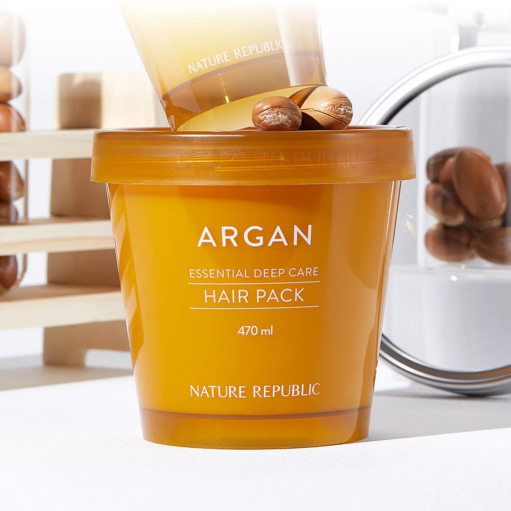 NATURE REPUBLIC Argan Essential Deep Care Hair Pack 470ml