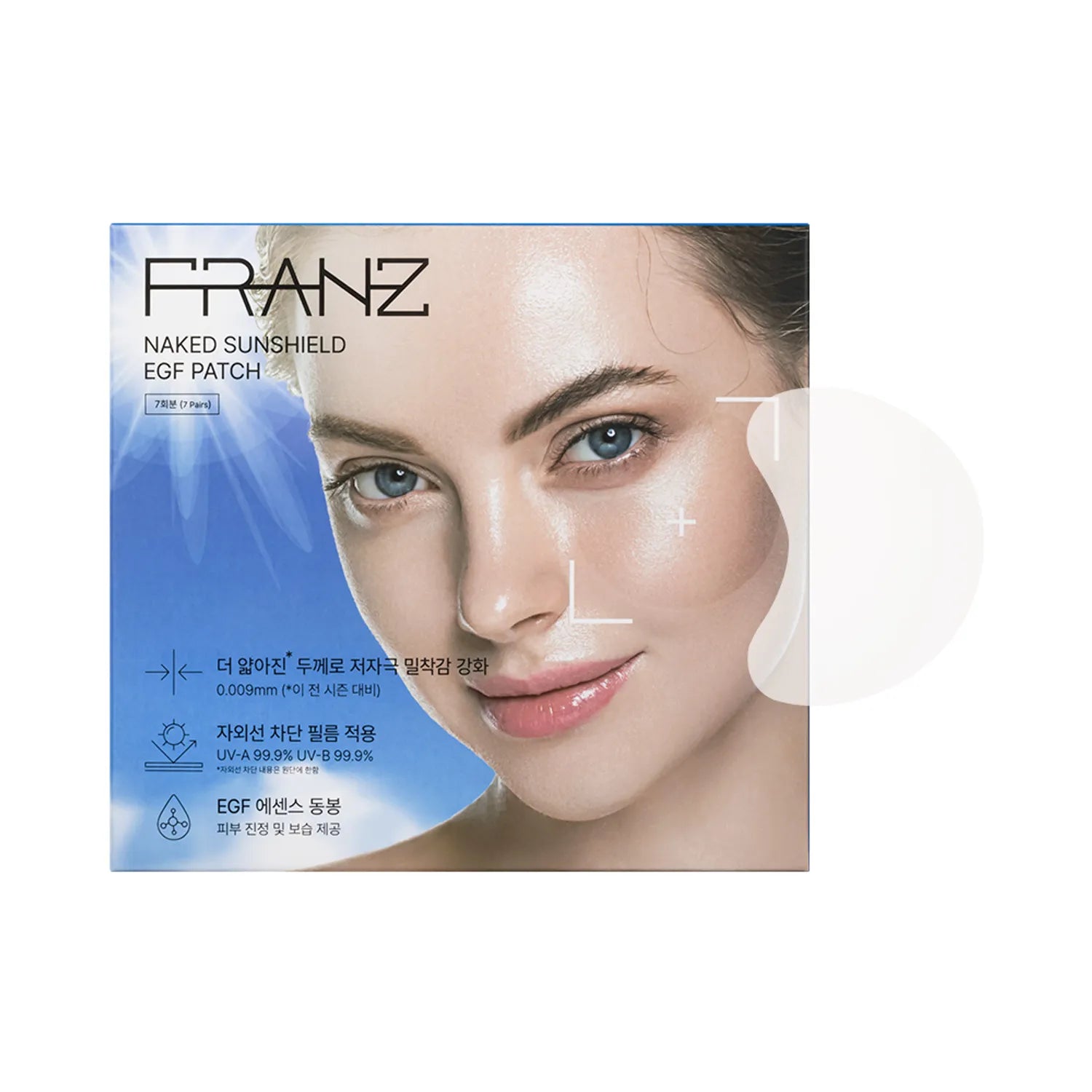 Franz Naked Sunshield EGF Patch 7 Servings