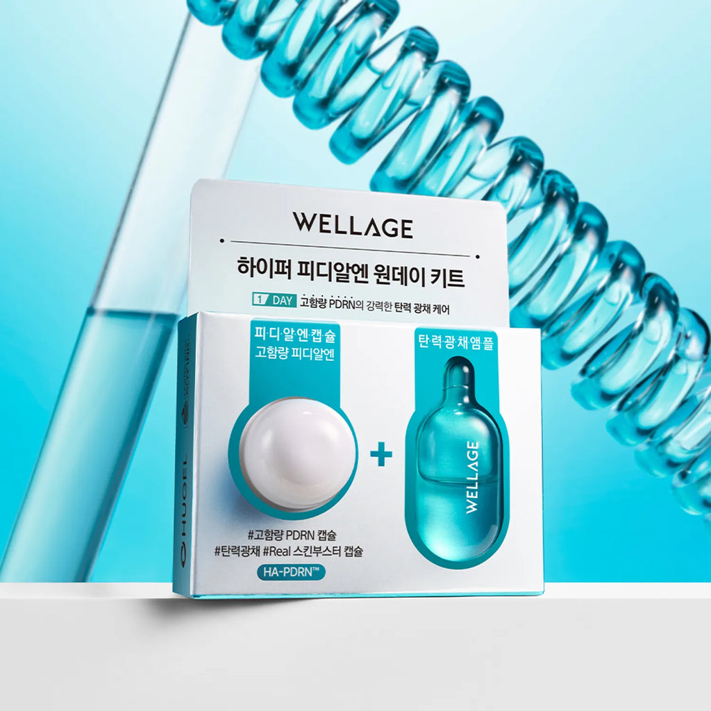 WELLAGE Hyper PDRN One Day Kit 1ea (Capsule 25mg+Solution 1ml)